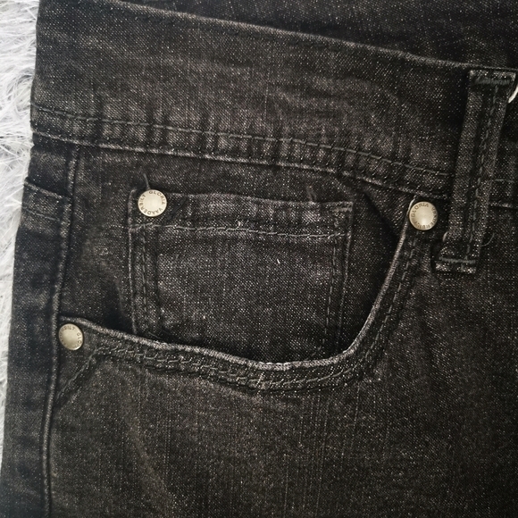 Mom Pants High Rise Gloria Vanderbilt Women's 12 Vtg Black Five Pocket D… - Picture 6 of 11